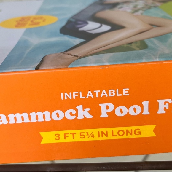 🌞 Sun Squad Inflatable Hammock Pool Float – Relax in Style! (New in box) - Picture 3 of 13